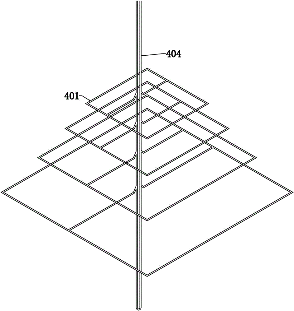 Seabed natural gas collecting device and method for suspension buoyancy tank hot water circulation pipe heating