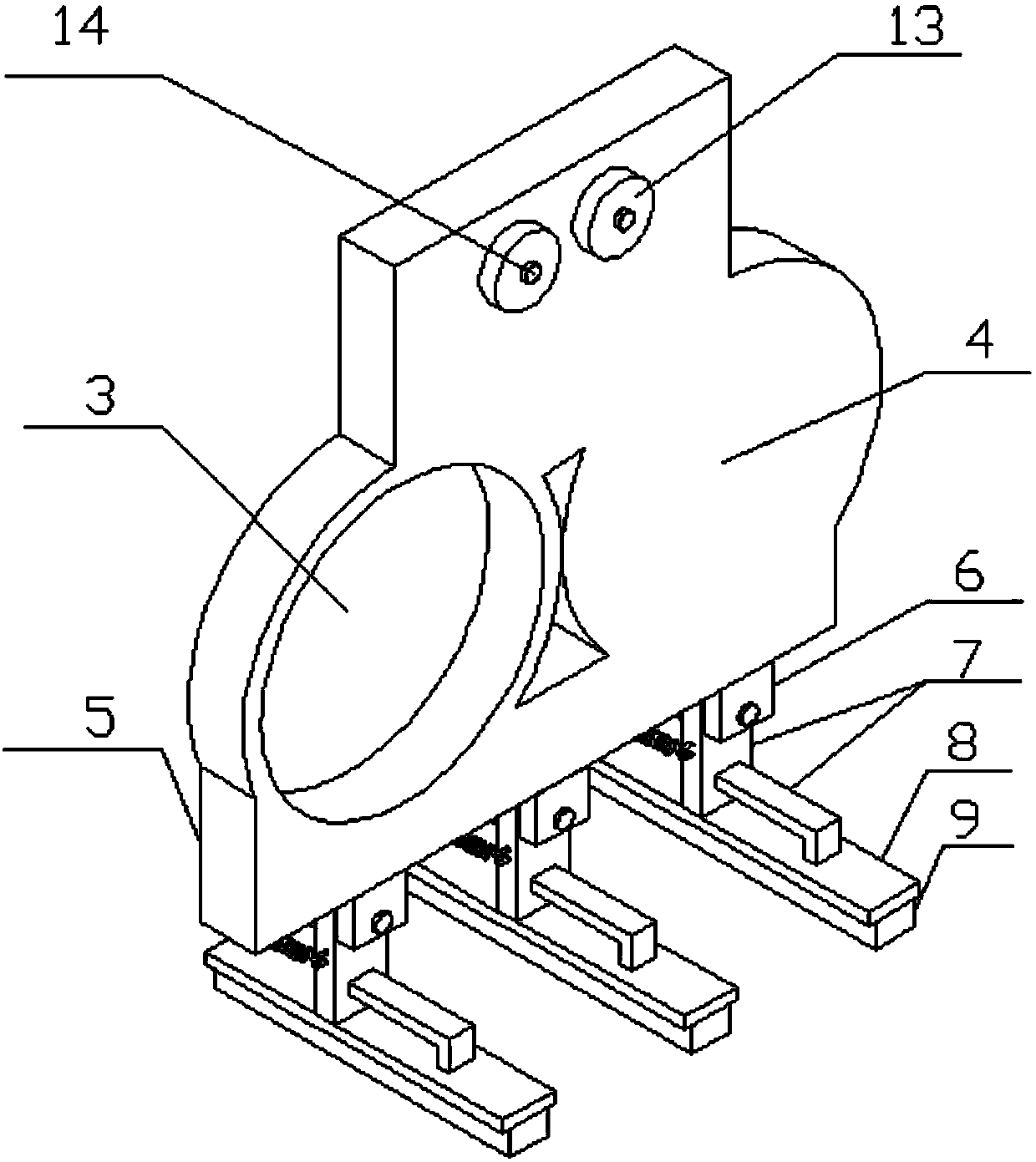 Closed-type glasses valve with cleaning unit