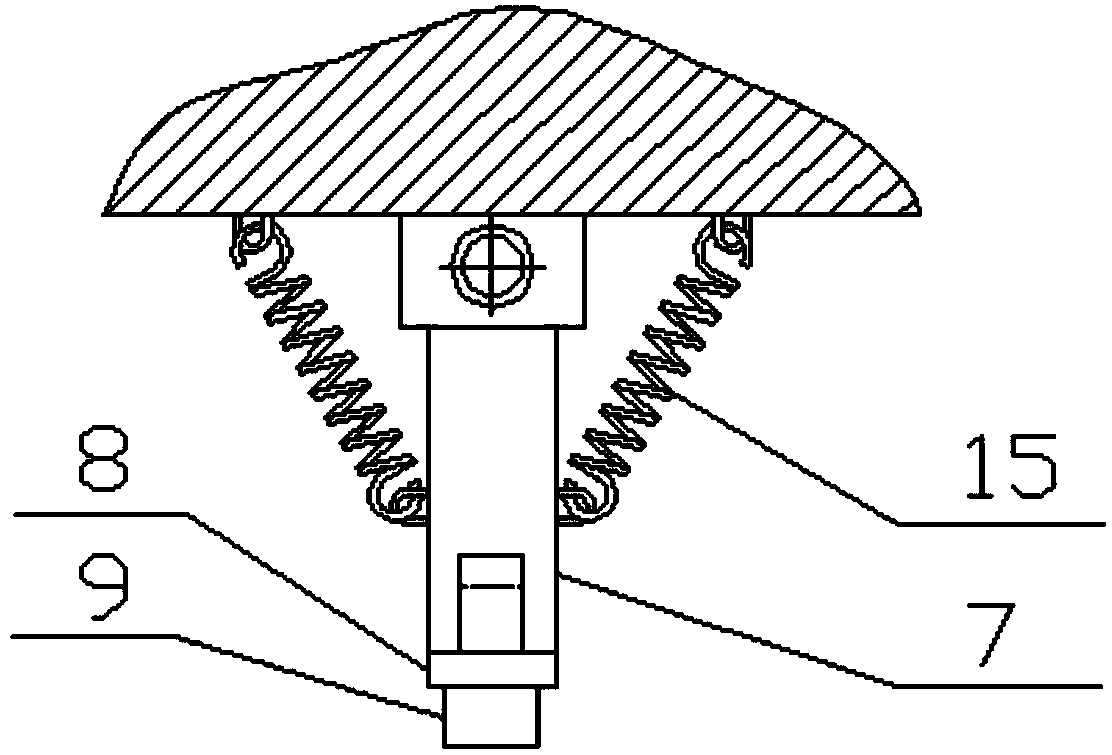 Closed-type glasses valve with cleaning unit