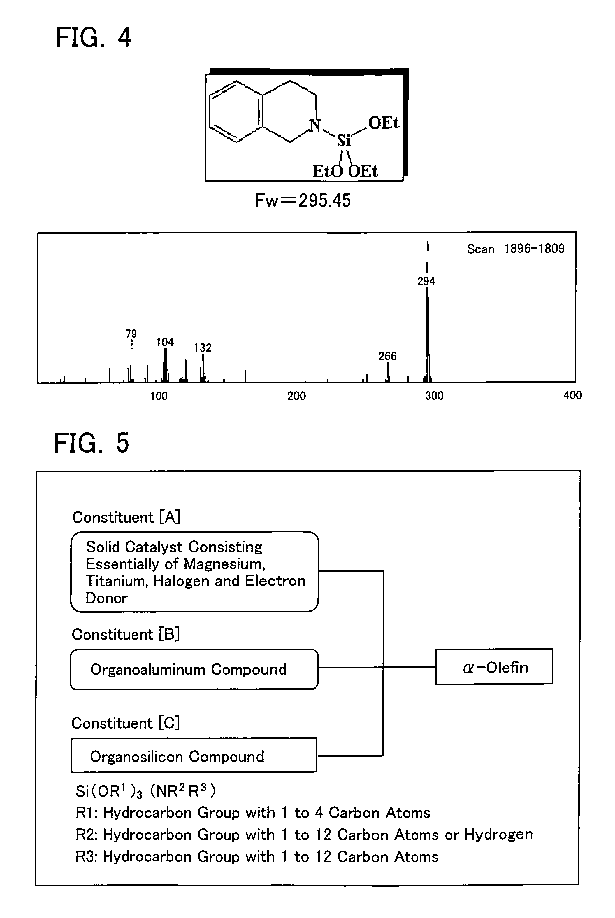 Catalysts for polymerization or copolymerization of α-olefins, catalyst components thereof, and processes for polymerization of α-olefins with the catalysts