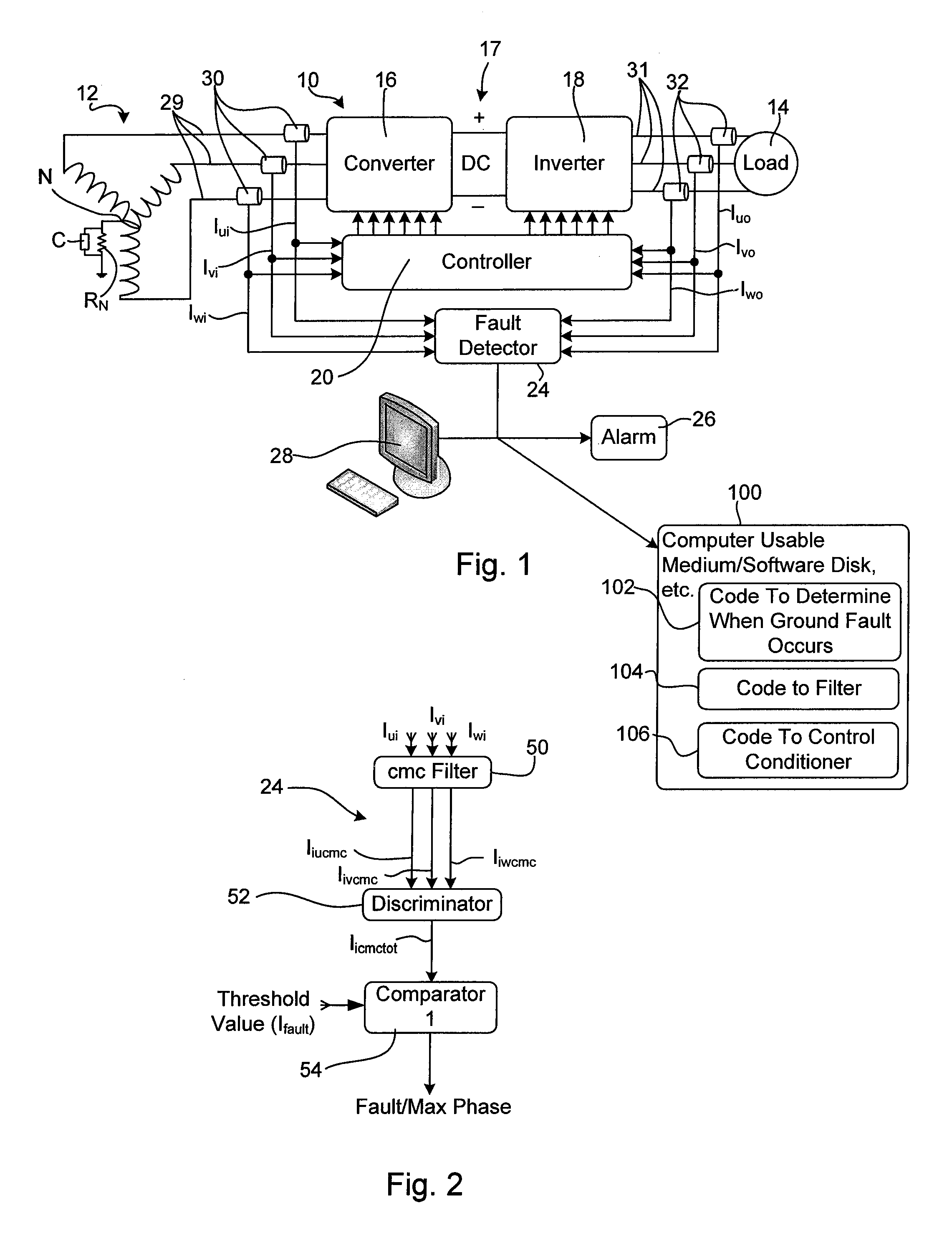 High Resistance Ground Protection Employing AC Drive Characteristics