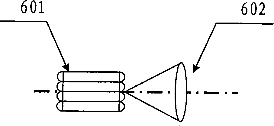 Stepping type non-mask digital exposure device based on digital micro-lens array