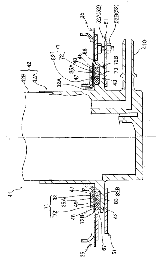 Seal structure for fuel pump