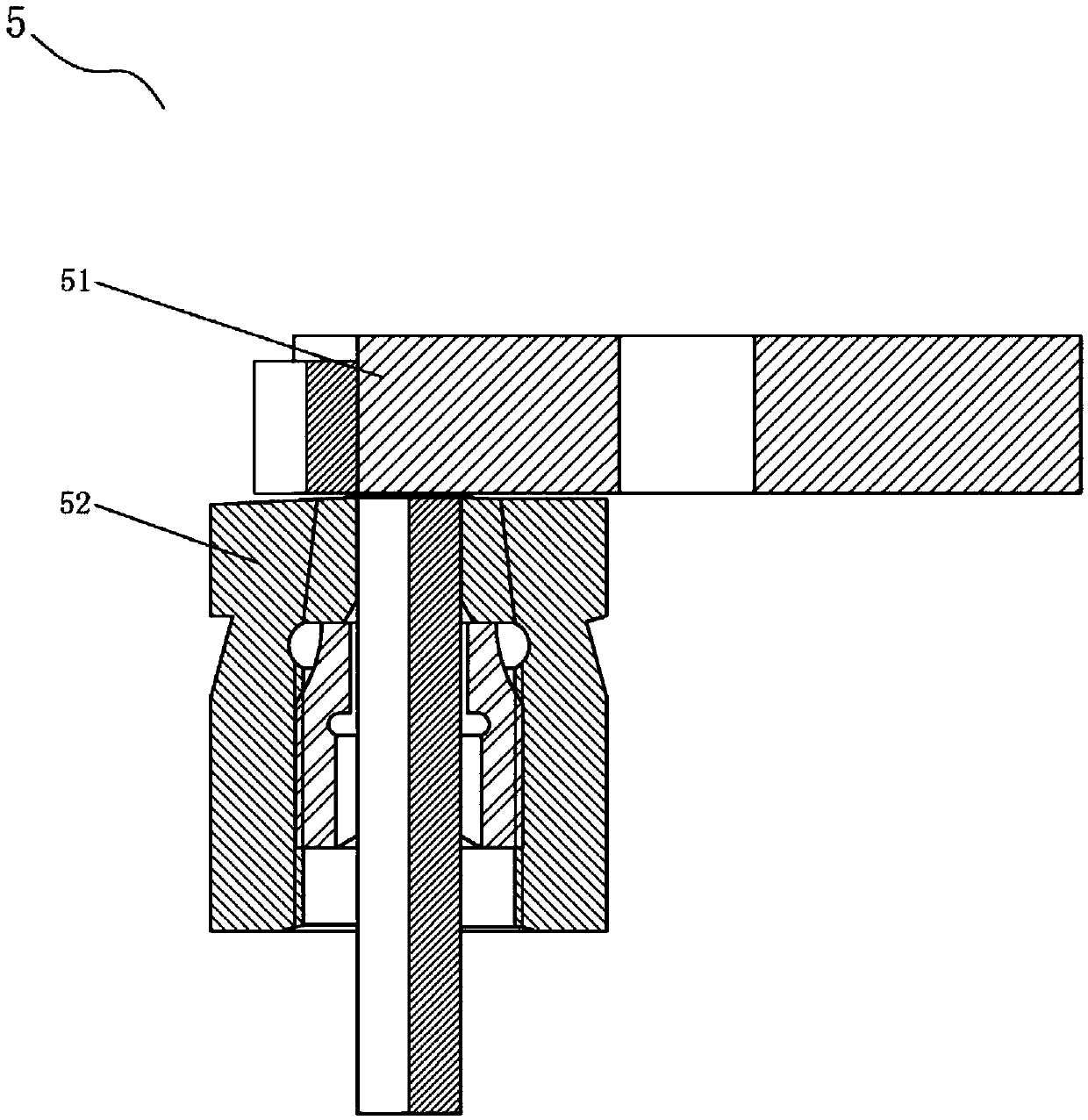 Cold heading forming technology of eccentric flange nut with bosses and combined mold applied to cold heading forming technology