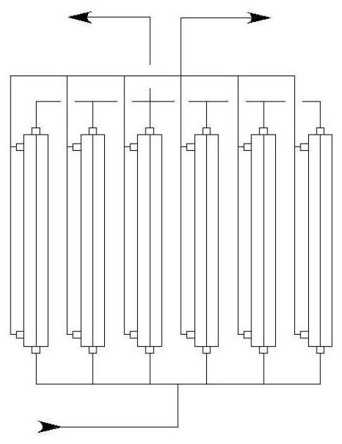 Membrane coal gasifier process water resource utilization process