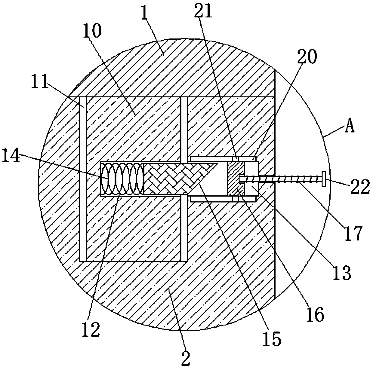 Pressure casting mold applied to testing of hot cracking tendency and mechanical properties of rod casting