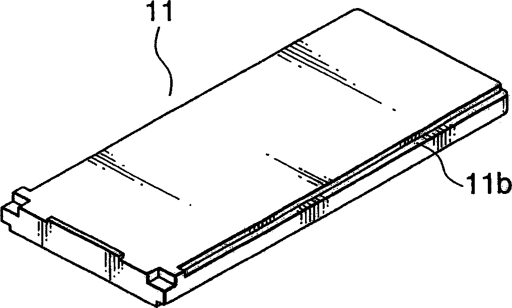 Connector in which even a narrow card is smoothly guided to a connecting position