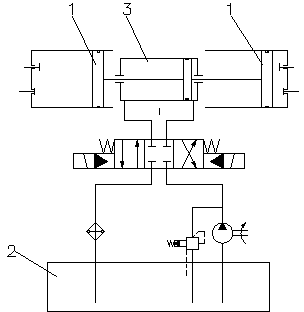 Hydraulic oil piston type natural gas sub-station compressor