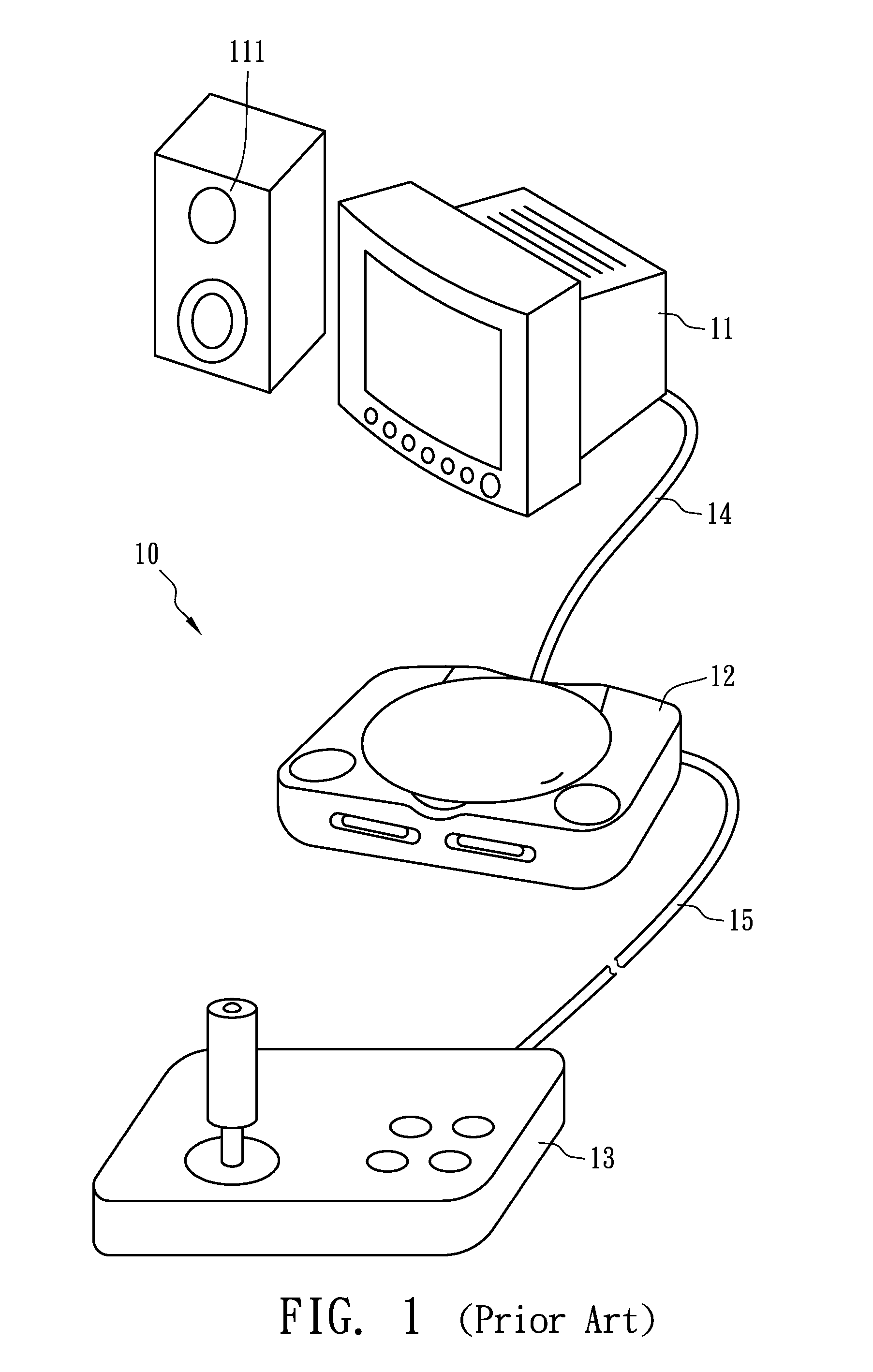 Interactive wireless game apparatus and wireless peripheral module