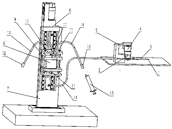 Micro-nano-scale electric unicell control system based on water pressure