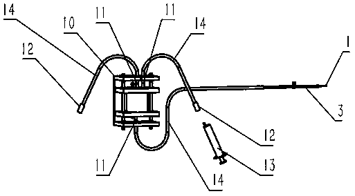 Micro-nano-scale electric unicell control system based on water pressure