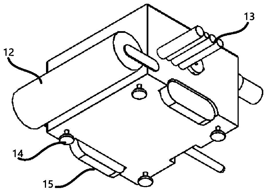 Cable pipe laying method and device and chain belt