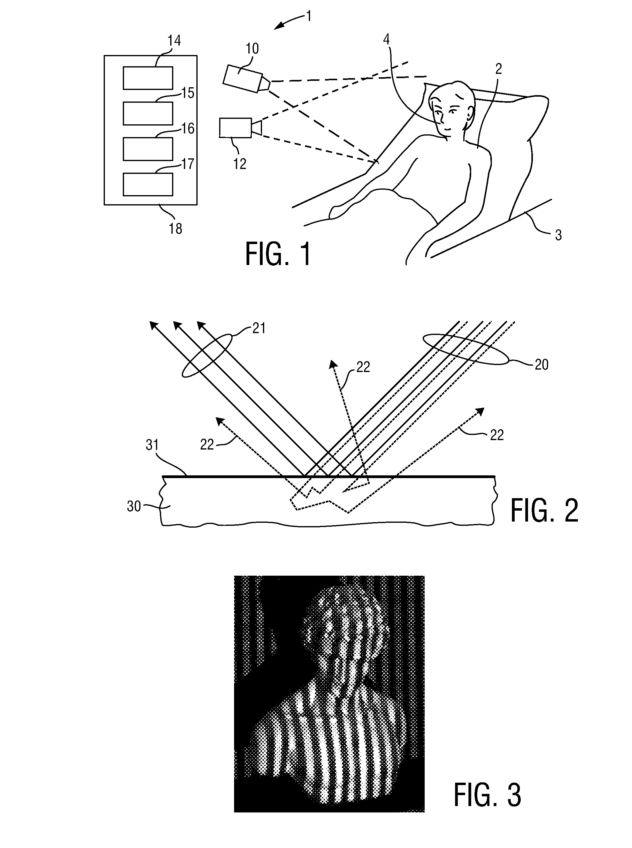 Device and method for skin detection