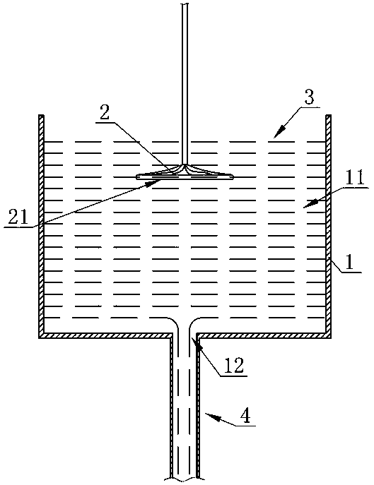 Simple unpowered stirring device