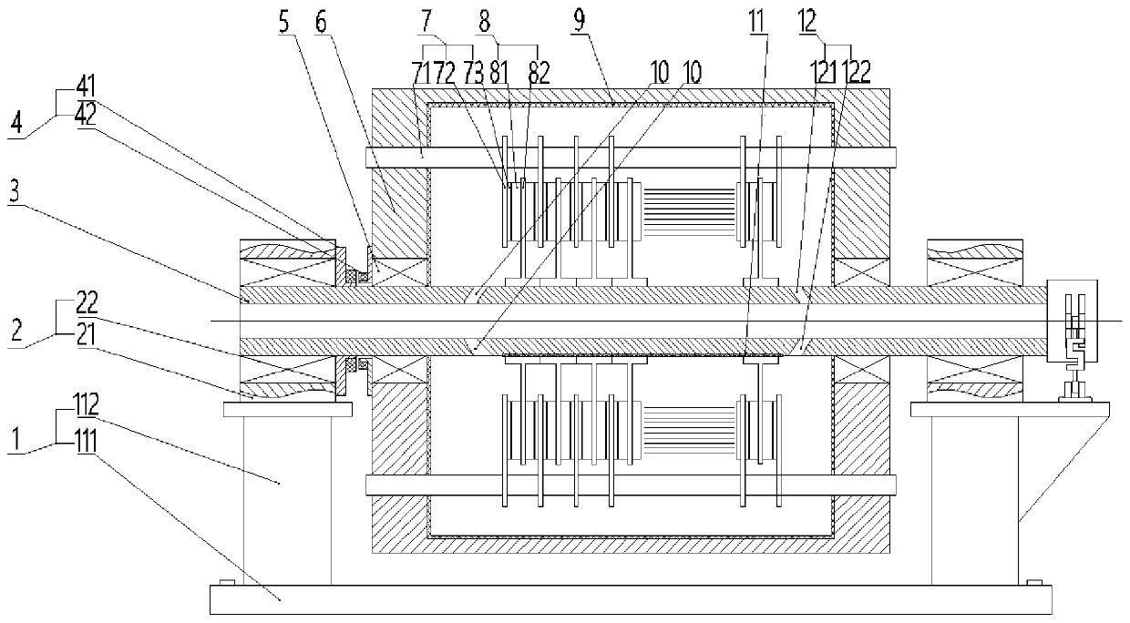 External rotor chassis dynamometer for direct drive of permanent magnet synchronous motor