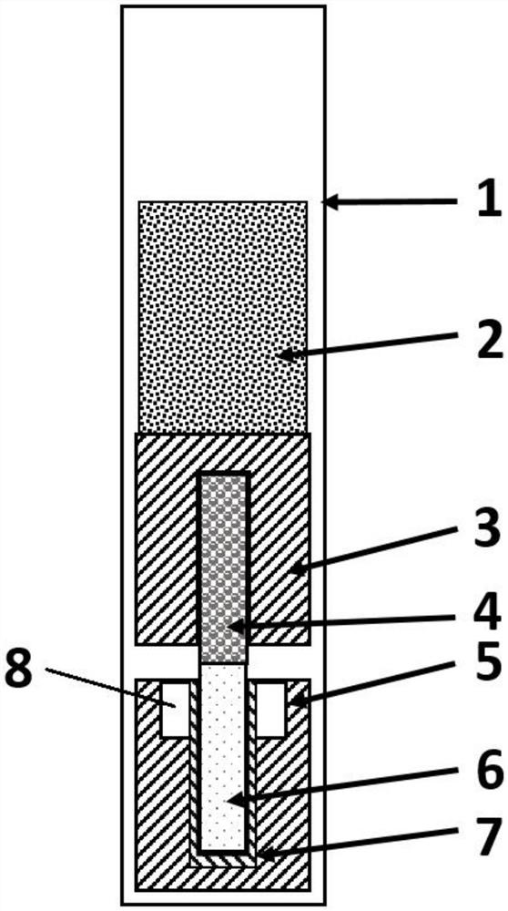 Multi-component alloy diffusion couple device and multi-component alloy diffusion coefficient determination experiment method