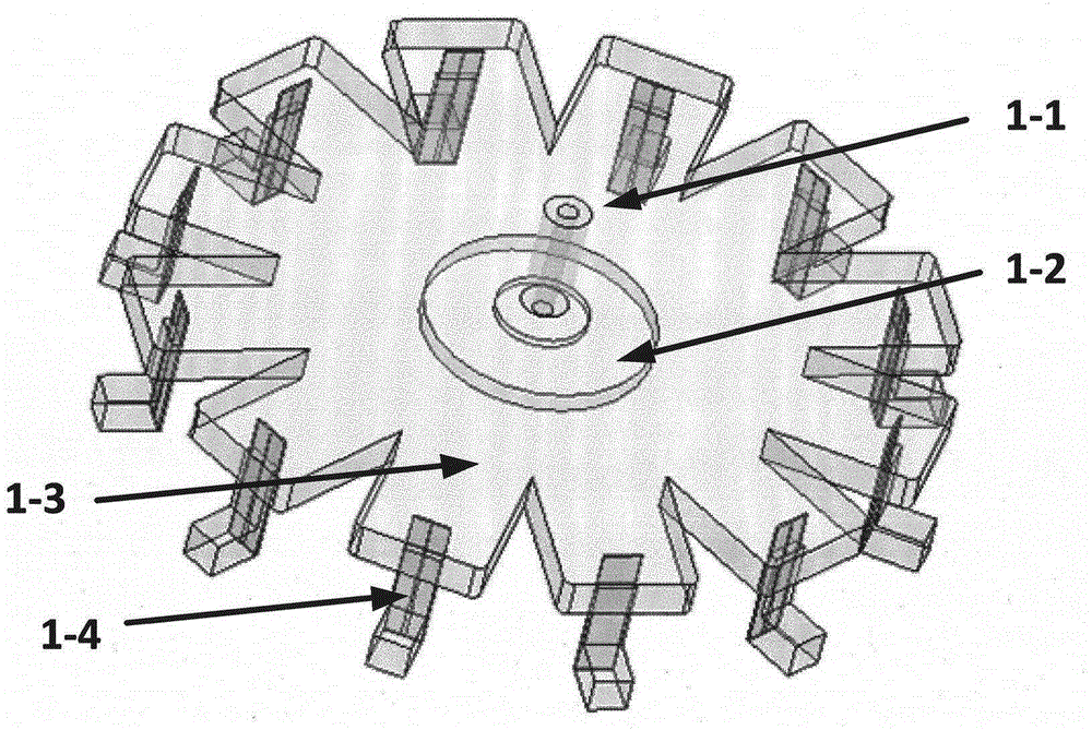 Novel broadband radial curve gradient ridge space power distribution/synthesizer