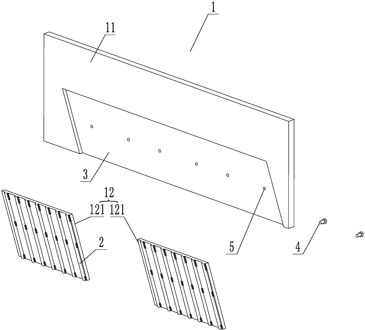 Roughening-free construction method and mould for precast hollow slab girder