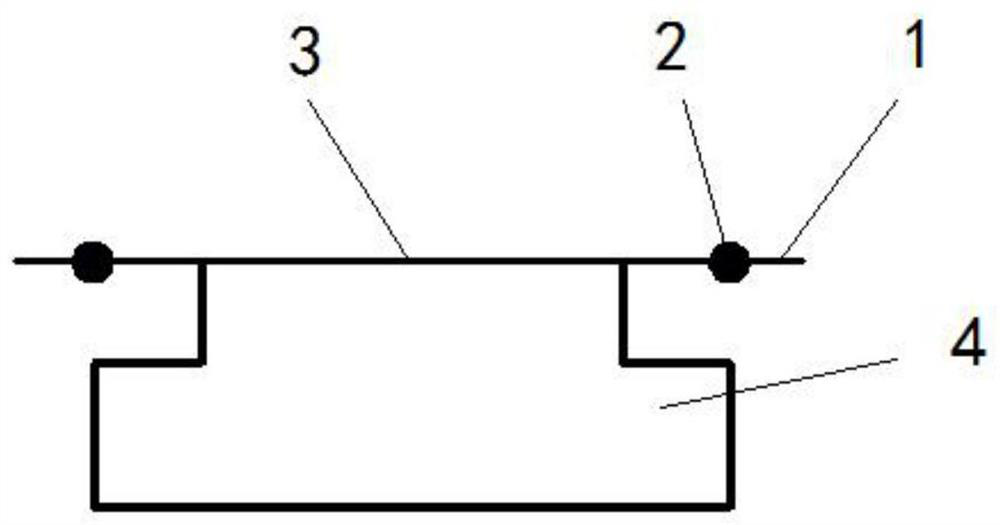 Fiber monofilament high-temperature tensile property testing method and device