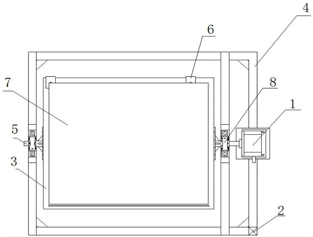 Turnover trolley for loading and unloading of moulds