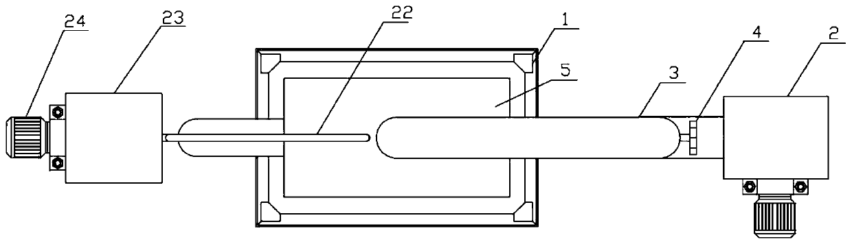 Rail heat treatment device and heat treatment method