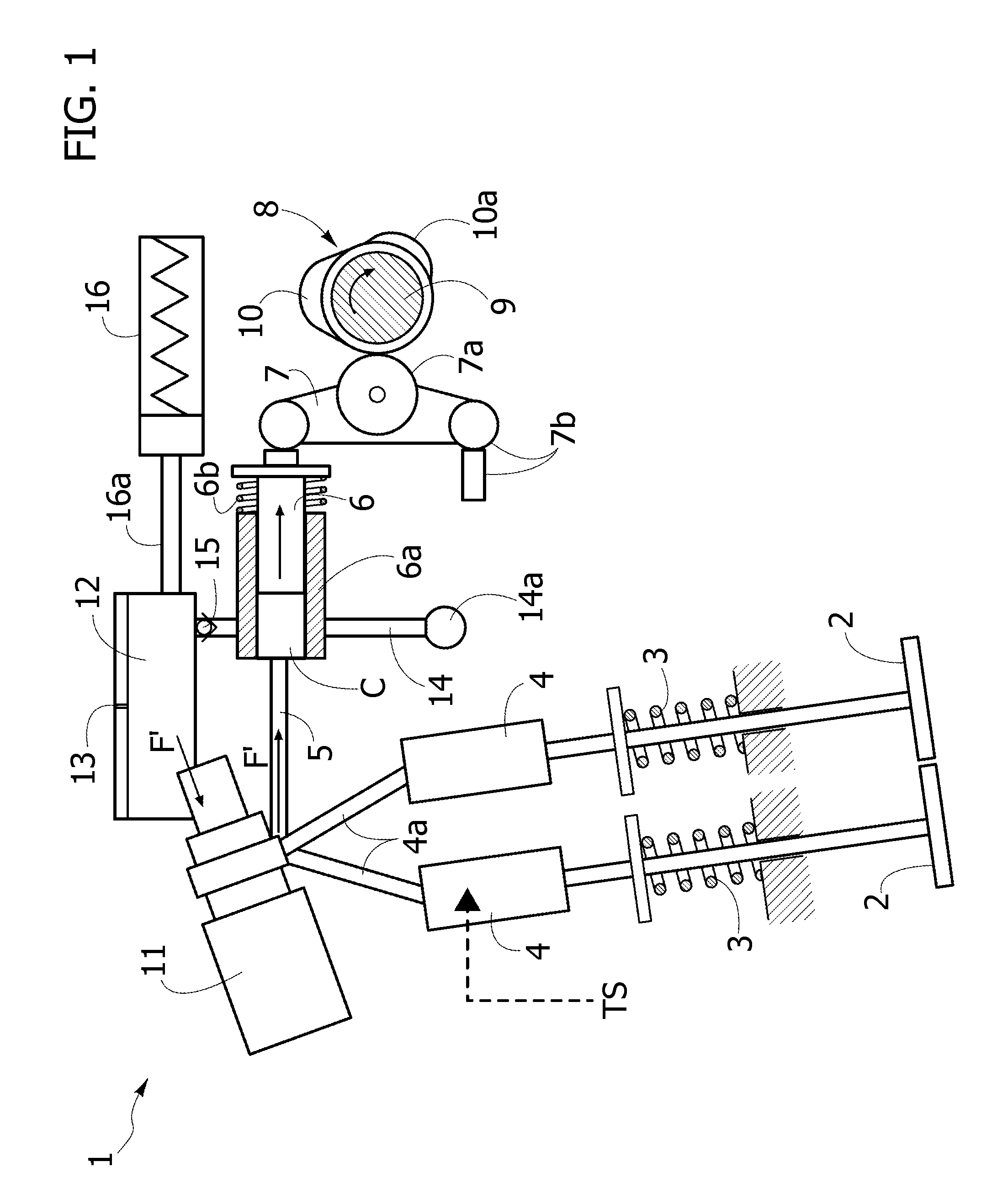 Method for controlling a valve control system with variable valve lift of an internal combustion engine by operating a compensation in response to the deviation of the characteristics of a working fluid with respect to nominal conditions