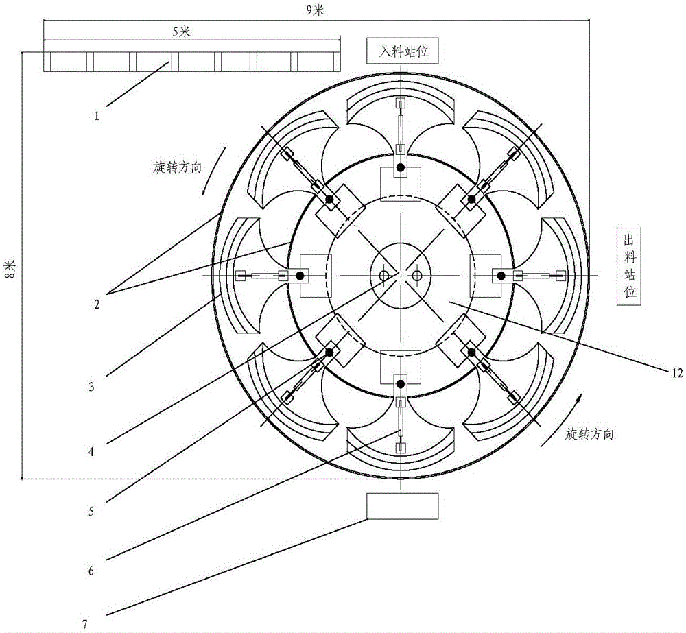 A leaf spring hydraulic quenching forming device