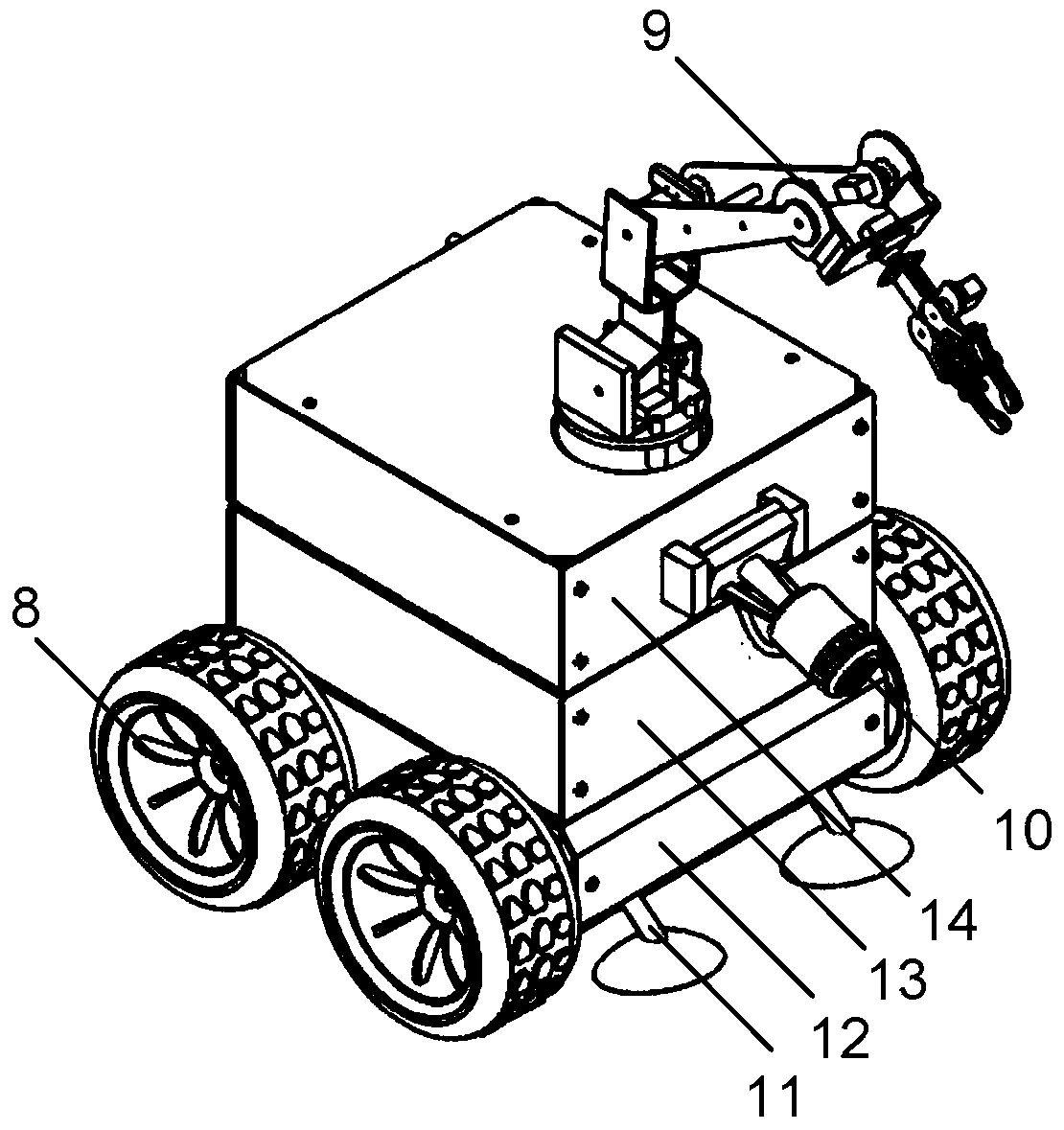 A mine search and rescue system and search and rescue method based on ucosii