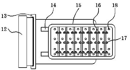 A combined distribution cabinet convenient to install