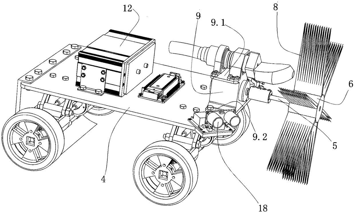 Pipeline robot and cleaning method thereof