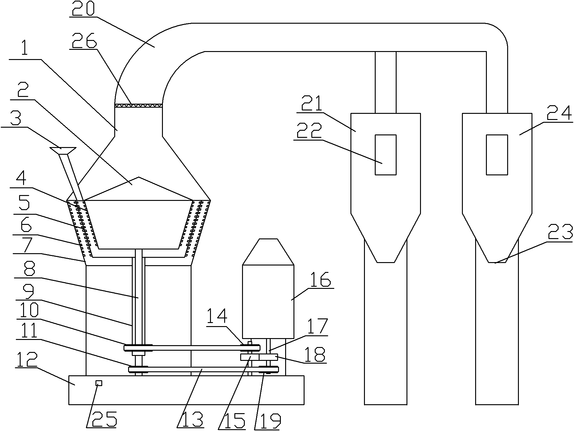 High-shear ultra-fine pulverizing machine