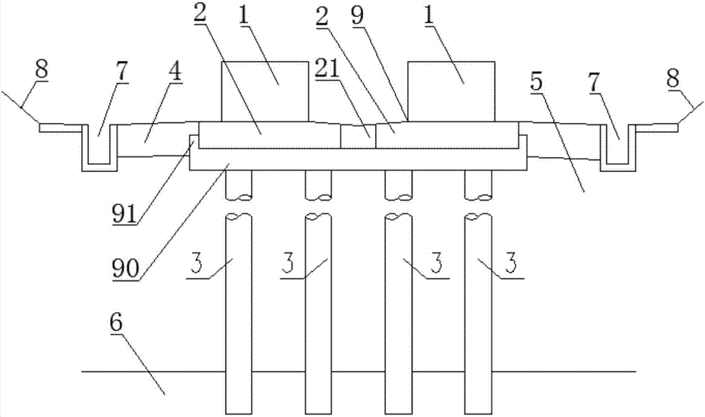 Pile Foundation Joist Fractional Rail Beam Transition Section Structure in Medium and Low Speed ​​Maglev Double Line Excavation Section