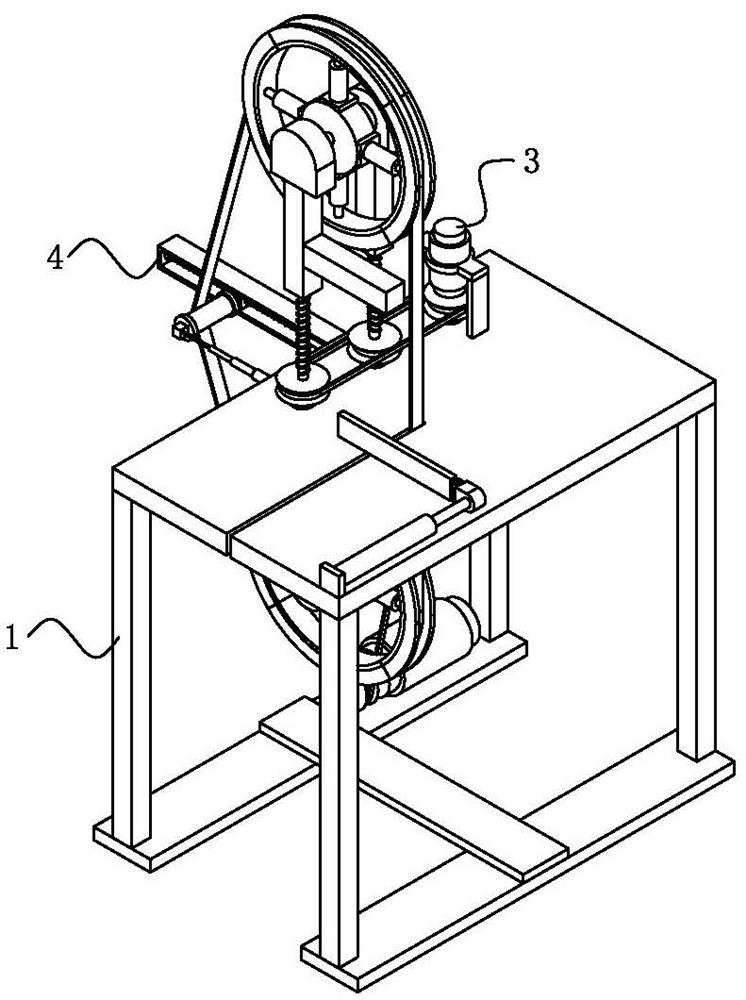 Efficient T-ingot band saw sawing equipment based on energy conservation and environmental protection