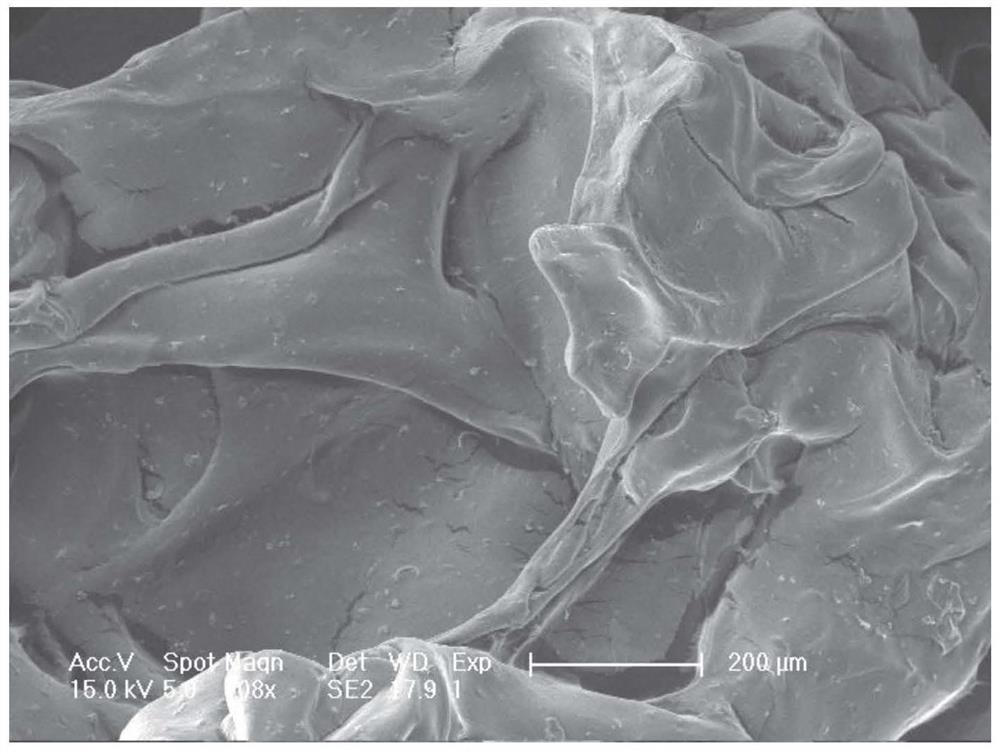 Self-adaptive degradable hemostatic material and preparation method thereof