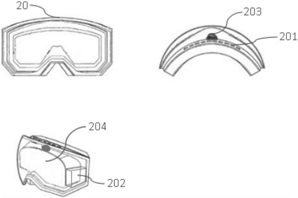 Massager control system by employing VR technology and control method thereof