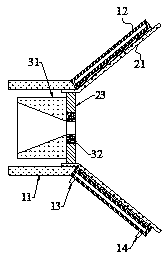 Jacket cooling disassembling type flame spraying device