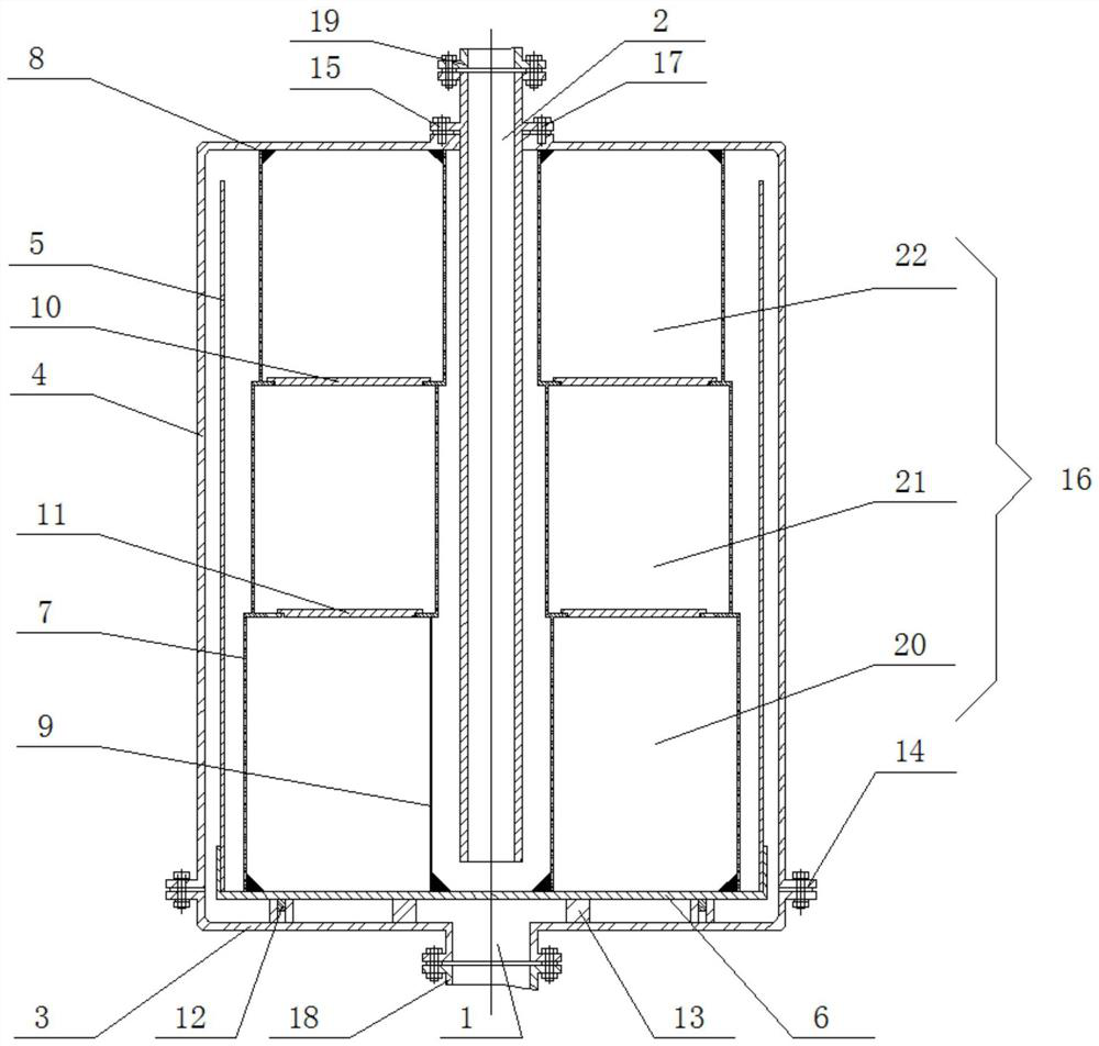 A radial flow pressure swing adsorption bed and its use method