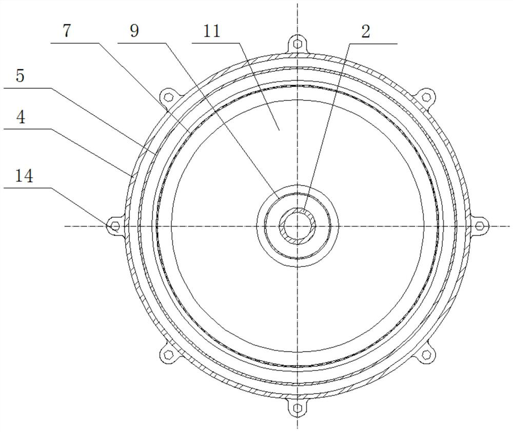 A radial flow pressure swing adsorption bed and its use method