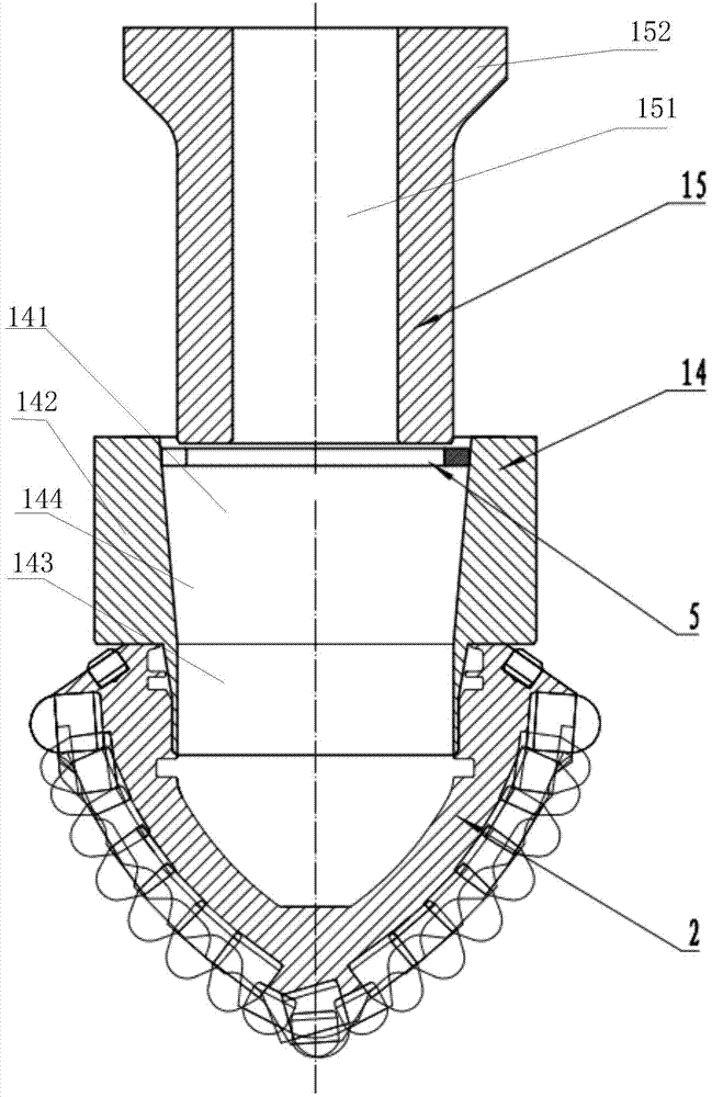 Roller bit, tool for installing roller bit check ring and installing method of check ring