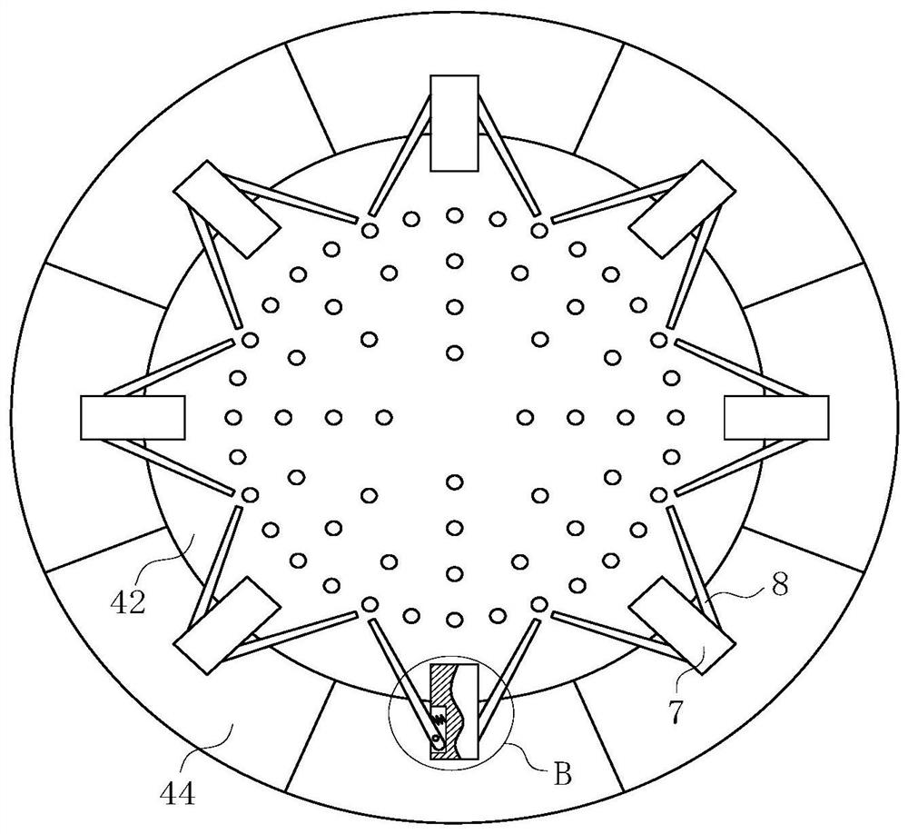 Ash sorting device for electrolytic aluminum processing