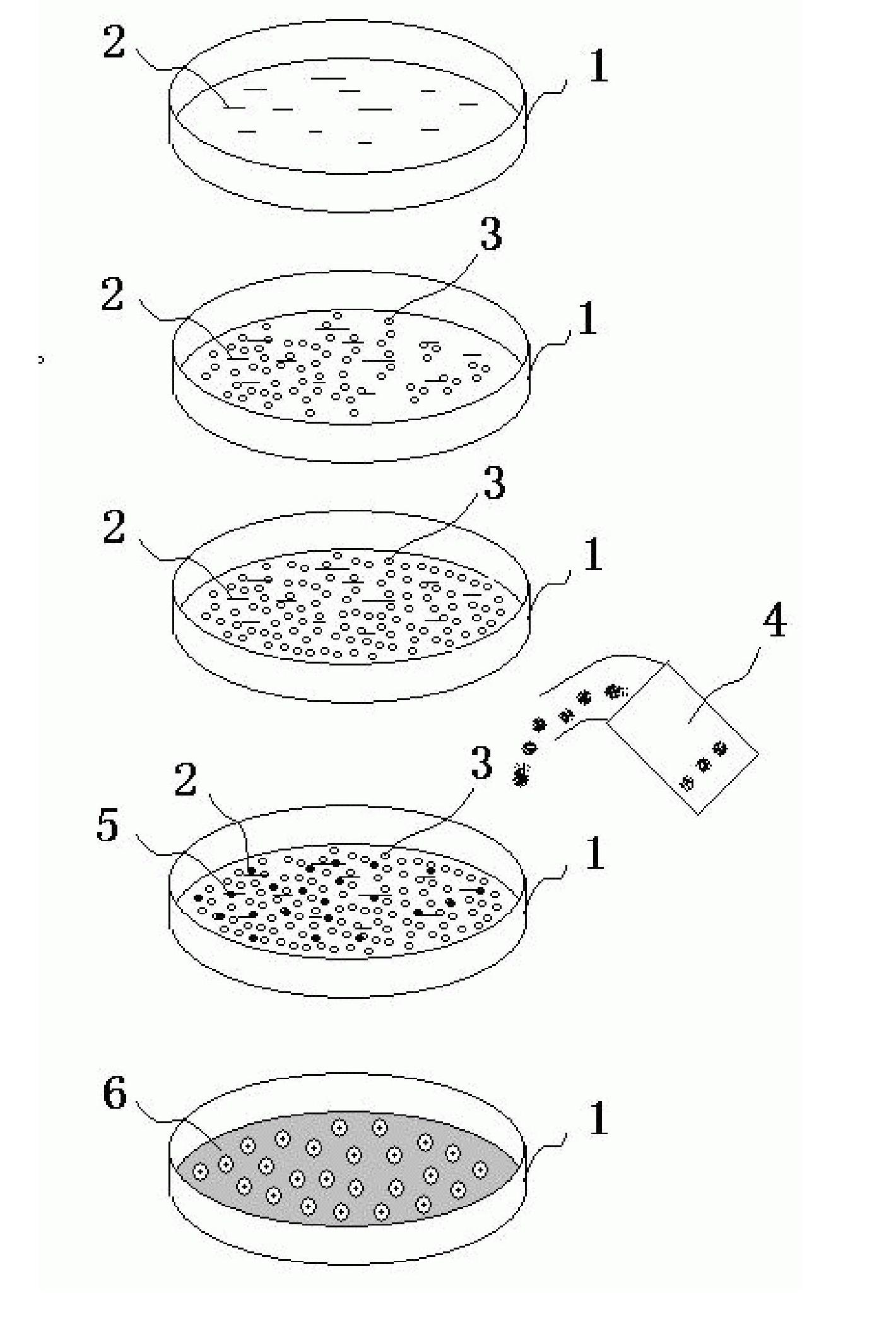 Surface treatment method of tissue-engineered bioactive implant