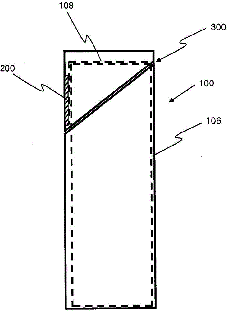 Container with adhesive label