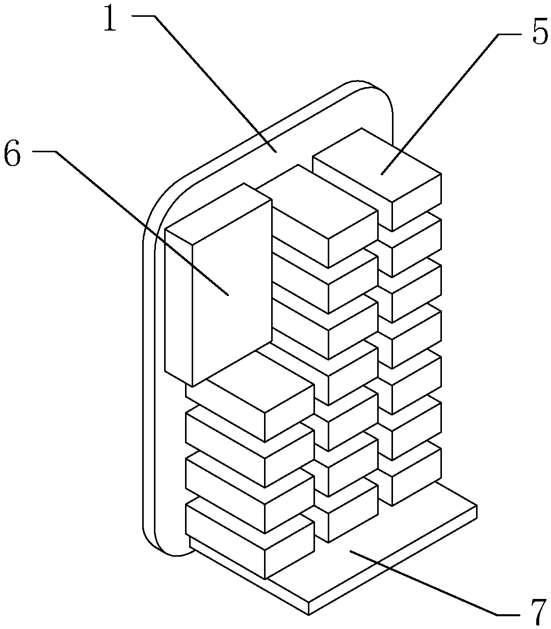 A shared charging treasure rental cabinet