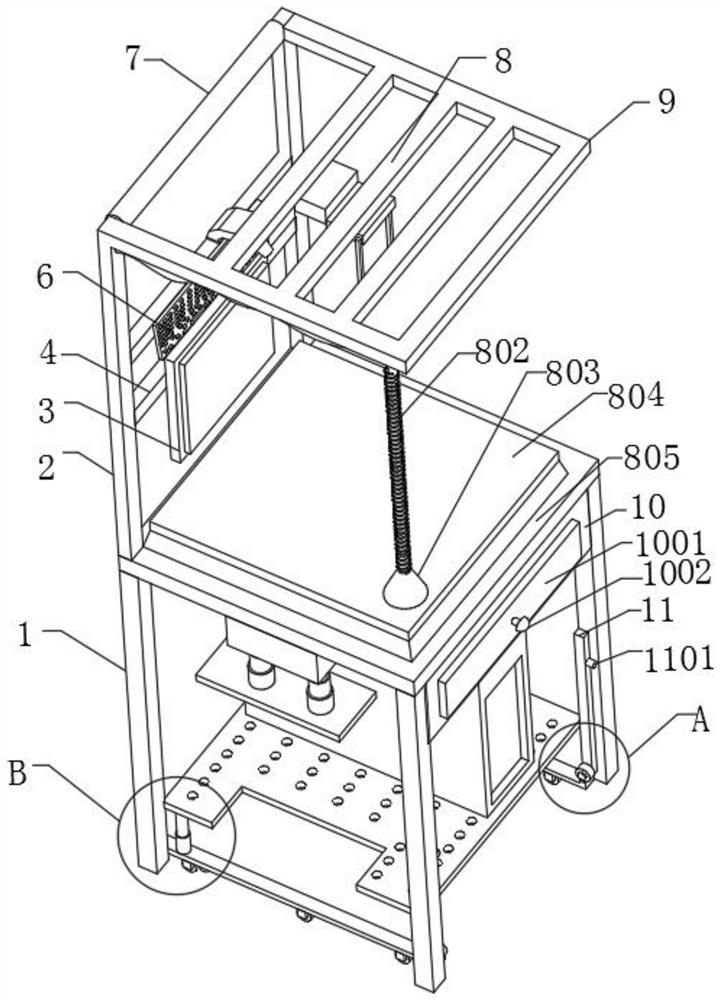 Rapid code scanning equipment for intelligent logistics