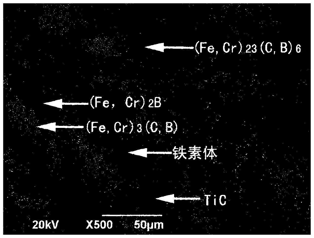 A self-protected open arc high boron surfacing flux cored wire