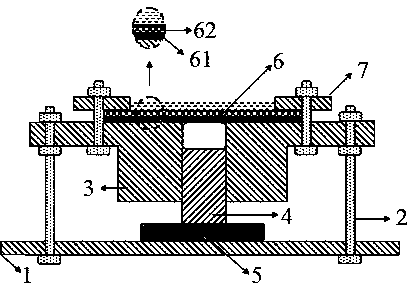 Solid preparation swelling pressure determination device and method