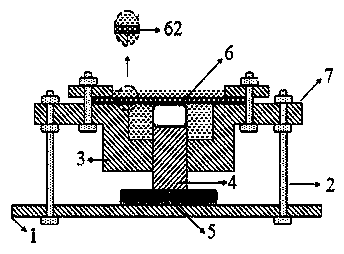 Solid preparation swelling pressure determination device and method