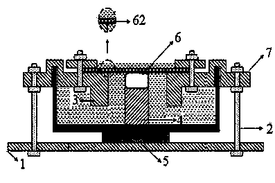 Solid preparation swelling pressure determination device and method