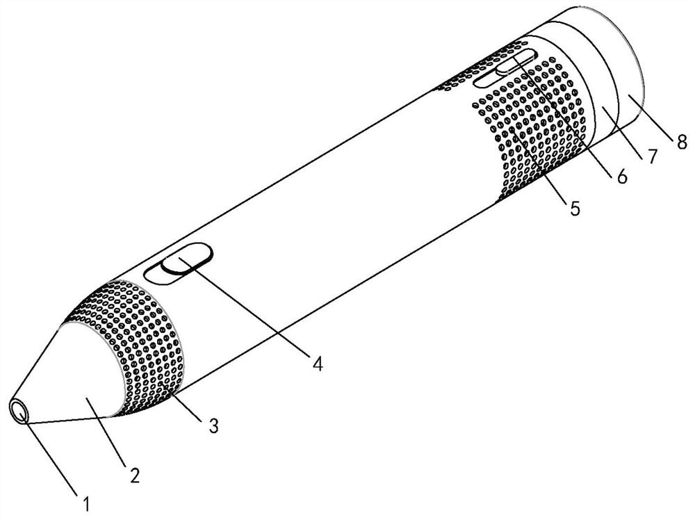 Pulse laser beauty treatment instrument