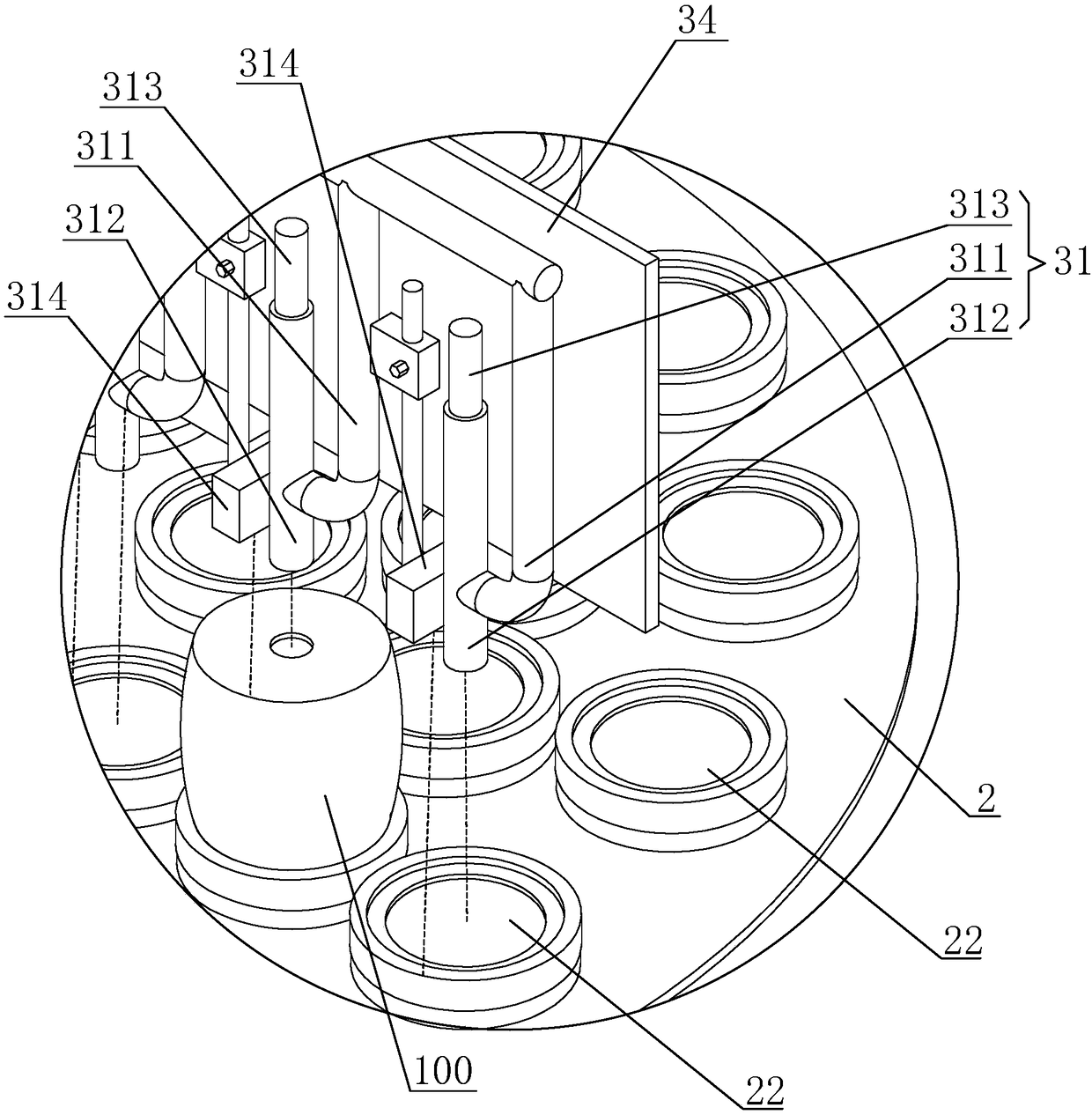 Grouting equipment achieving station self-induction time-sharing drive and application method and PLC inner control circuit of grouting equipment